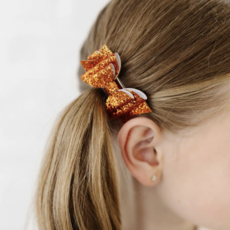 Spice Glitter Hair Bow Clips Set