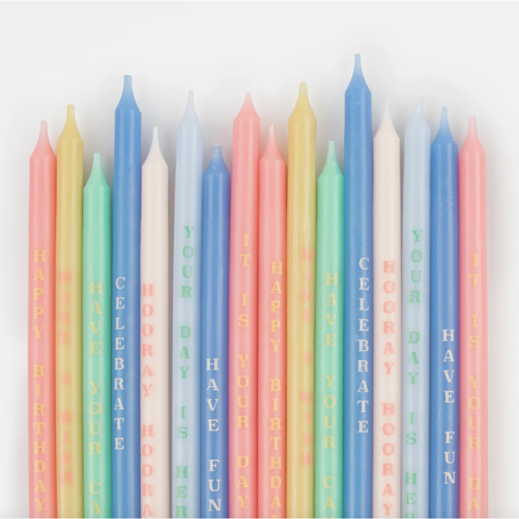 Birthday Phrases Candles
