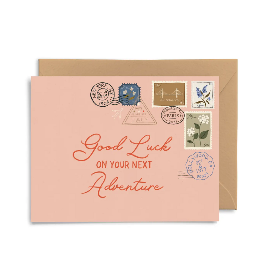 Good Luck On Your Adventure Card