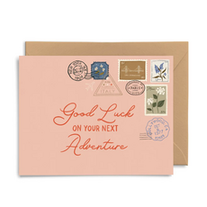 Good Luck On Your Adventure Card