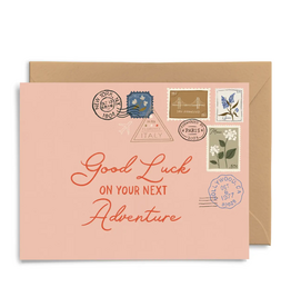 Good Luck On Your Adventure Card
