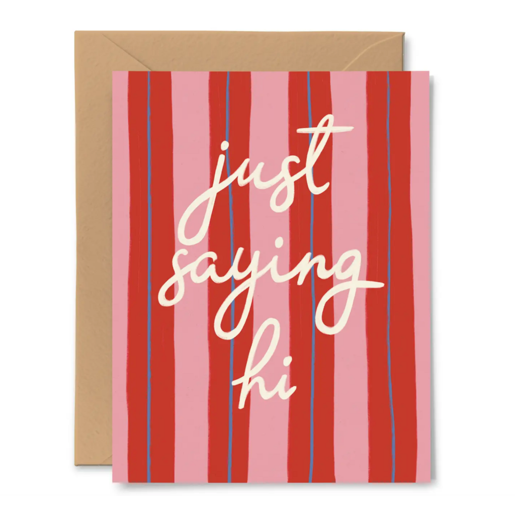 Just Saying Hi Card