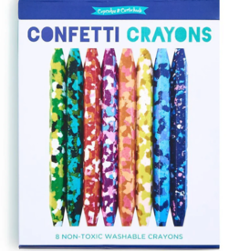 Happy Confetti Crayons Set of 8