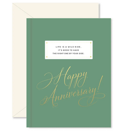 Wild Ride Anniversary Greeting Card