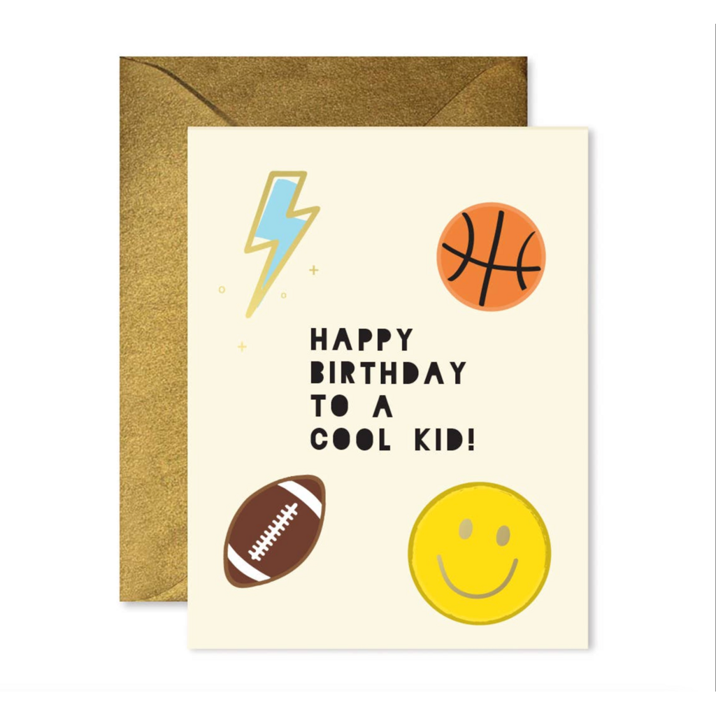Cool Kid Birthday Greeting Card