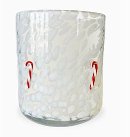 Candy Cane Candle Holiday Icon
