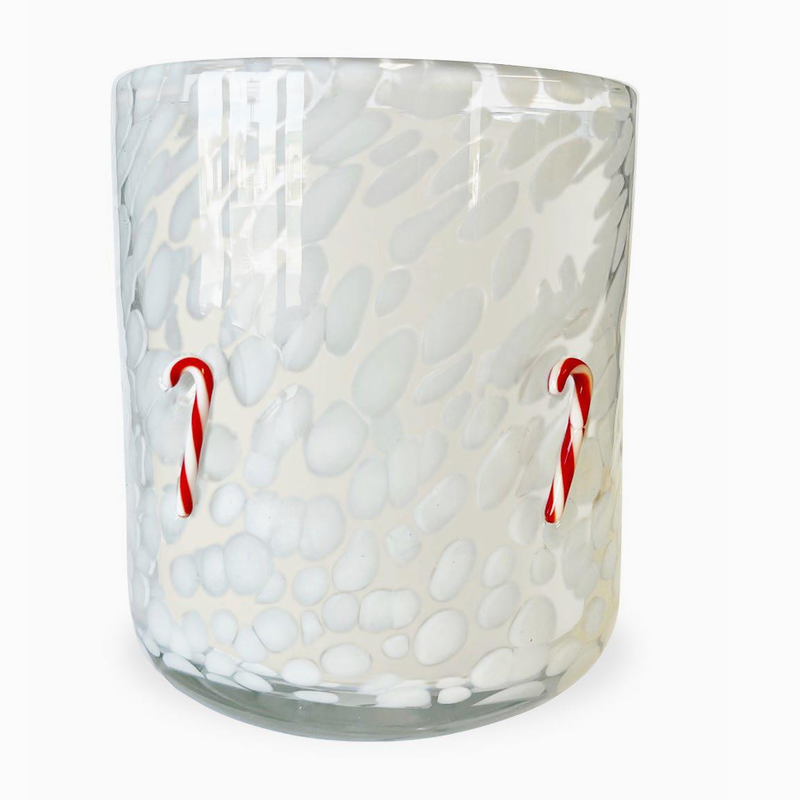 Candy Cane Candle Holiday Icon