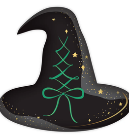 Black Witch Hat Large Plates