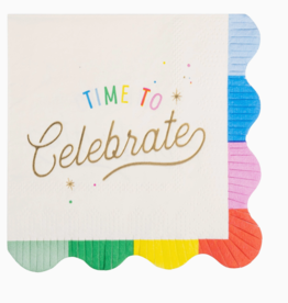 Time to Celebrate Cocktail Napkin