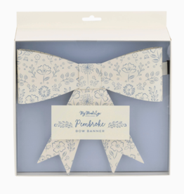 Floral Bow Banner