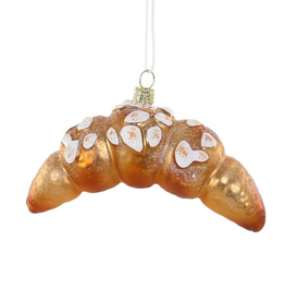 Almond Croissant Ornament