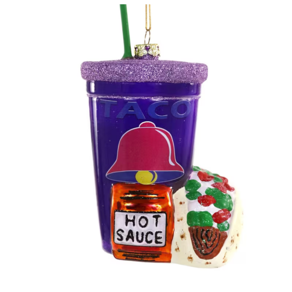 Fast Food Taco Ornament