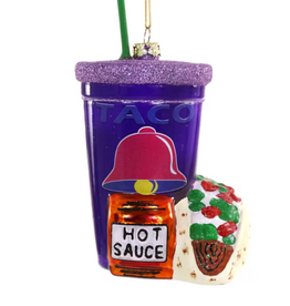 Fast Food Taco Ornament