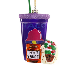 Fast Food Taco Ornament
