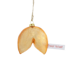 Treat Yo Self Fortune Cookie Ornament