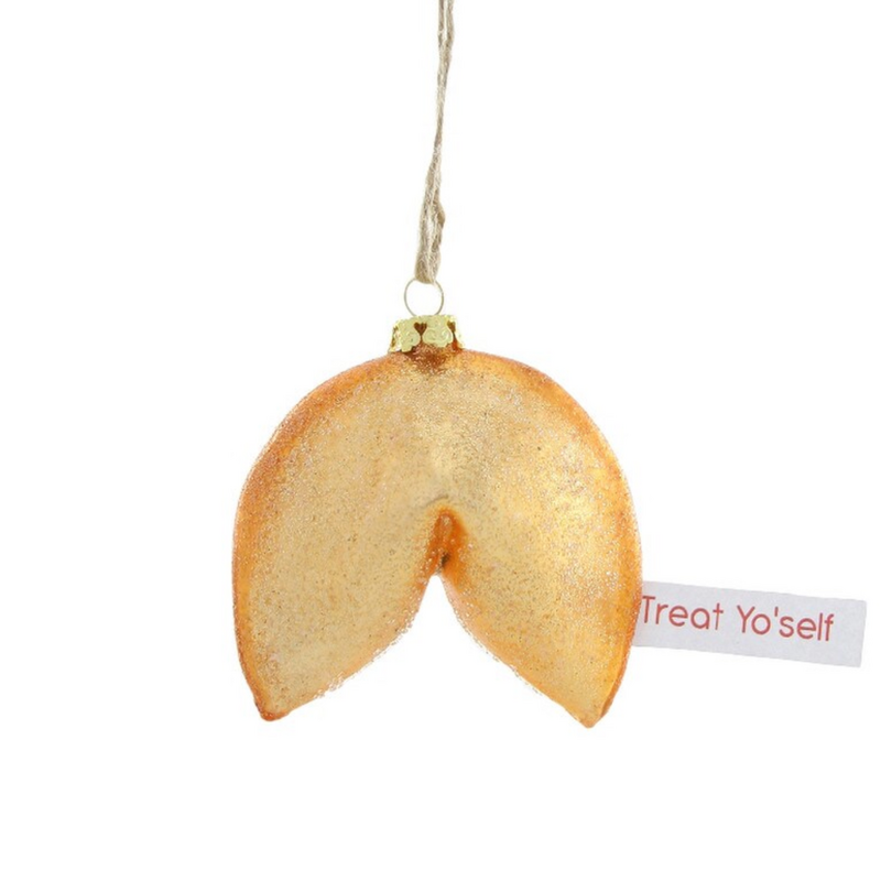 Treat Yo Self Fortune Cookie Ornament