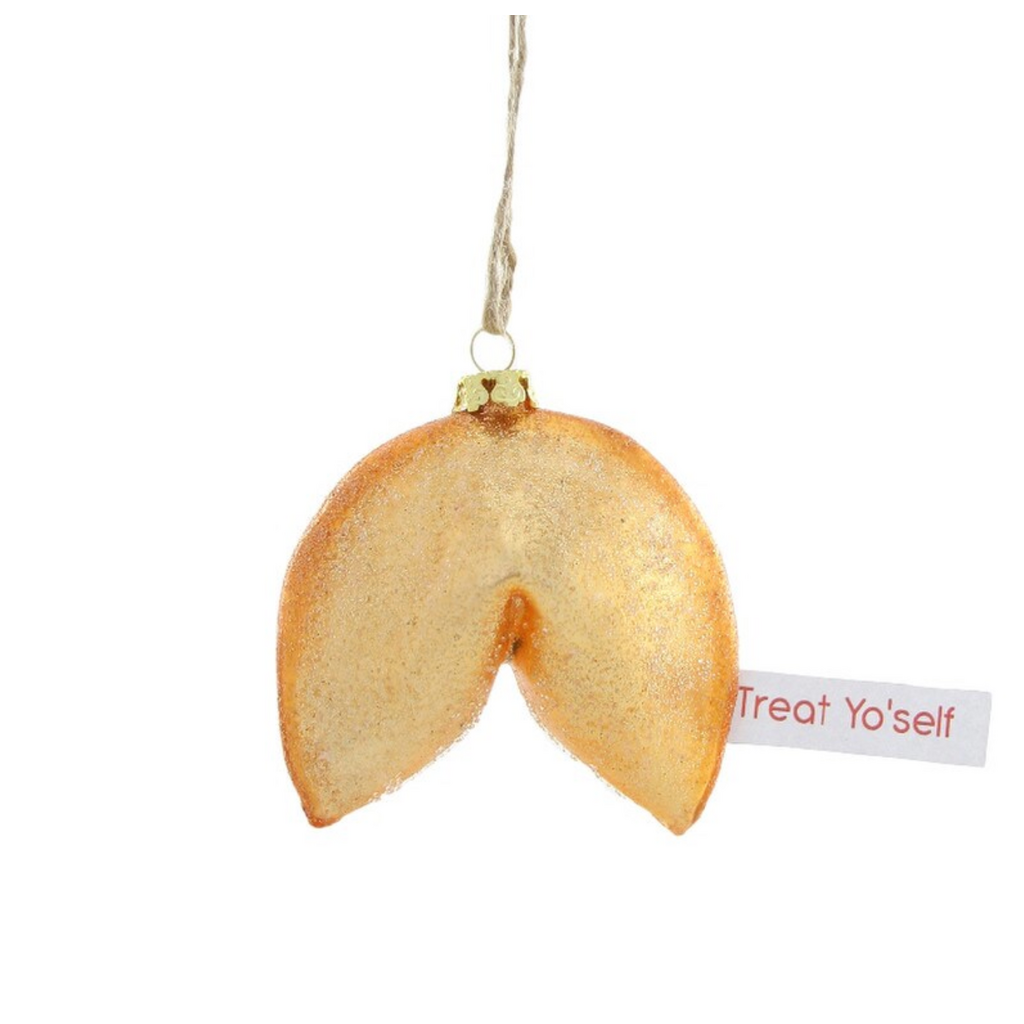 Treat Yo Self Fortune Cookie Ornament