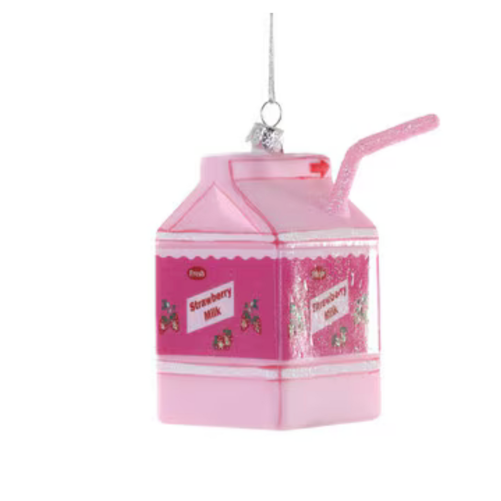 Strawberry Milk Ornament