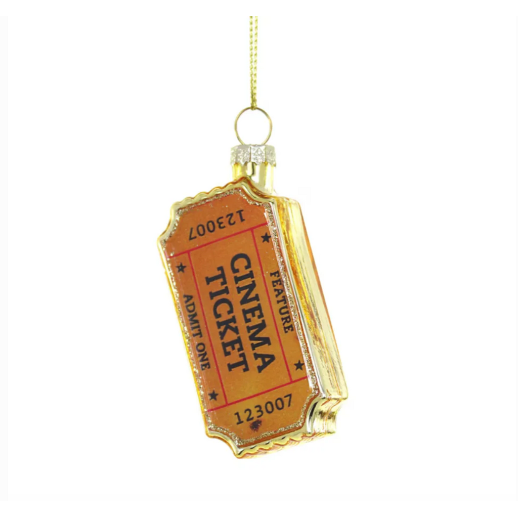 Cinema Ticket Ornament
