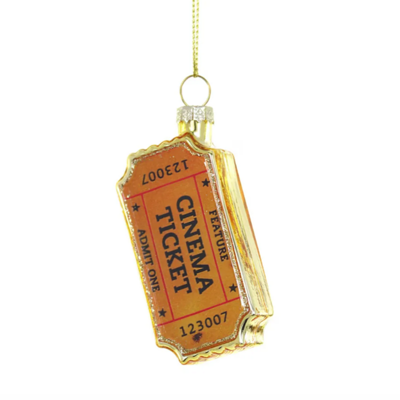 Cinema Ticket Ornament