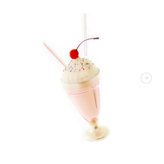 Tall Milkshake Ornament
