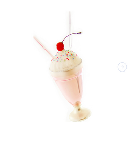 Tall Milkshake Ornament