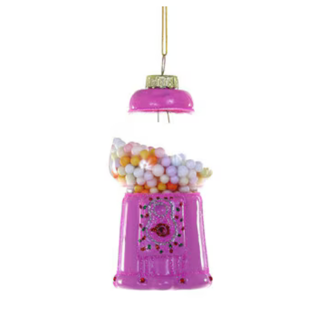 Guilded Gumball Machine Ornament