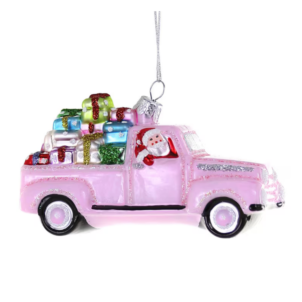 Holly Jolly Delivery Ornament
