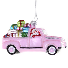 Holly Jolly Delivery Ornament