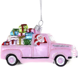 Holly Jolly Delivery Ornament
