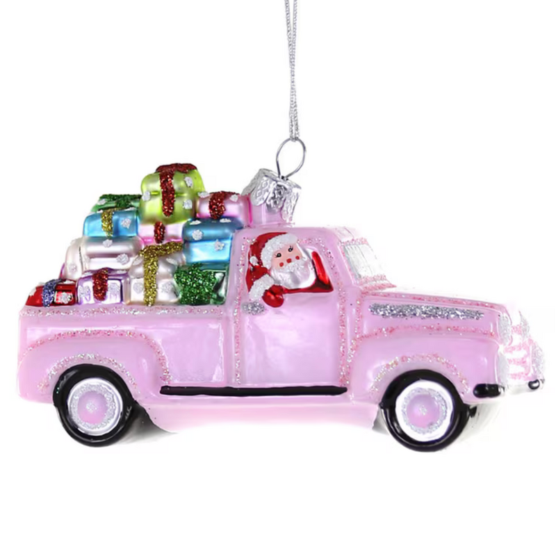 Holly Jolly Delivery Ornament
