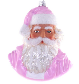 Vintage Santa Pink Ornament