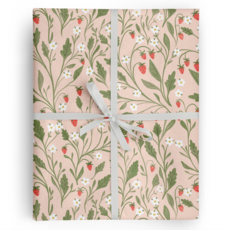 Strawberry Fields Gift Wrap Flat Sheet