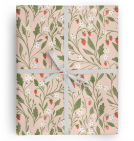 Strawberry Fields Gift Wrap Flat Sheet