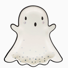 Boo Ghost Shaped Paper Plate