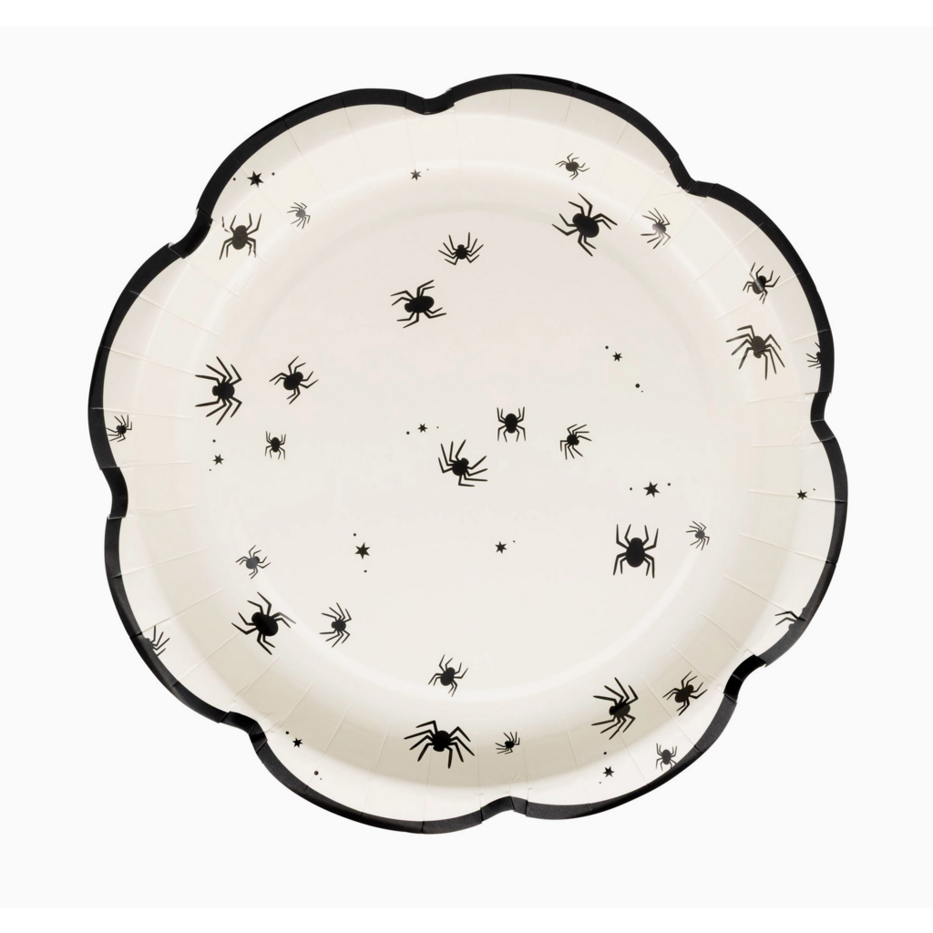 Tiny Spider Paper Plate