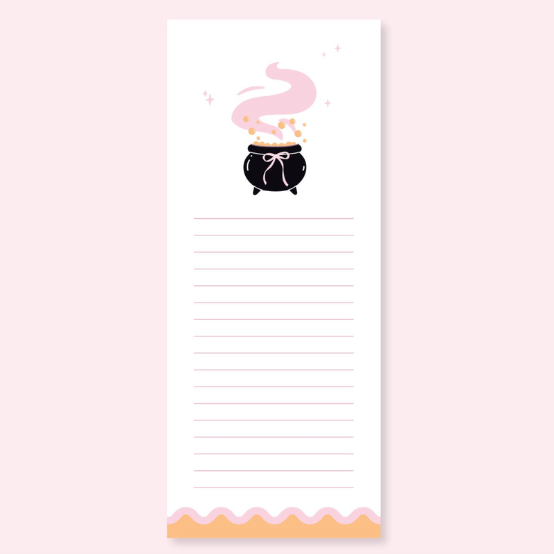Pretty Potions Halloween Notepad