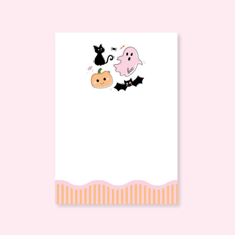 Boo Crew Halloween Notepad