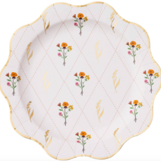 Cozy Fall Floral Dinner Plates