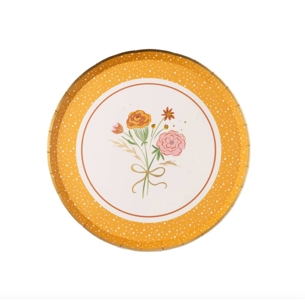 Cozy Fall Florals Dessert Plates