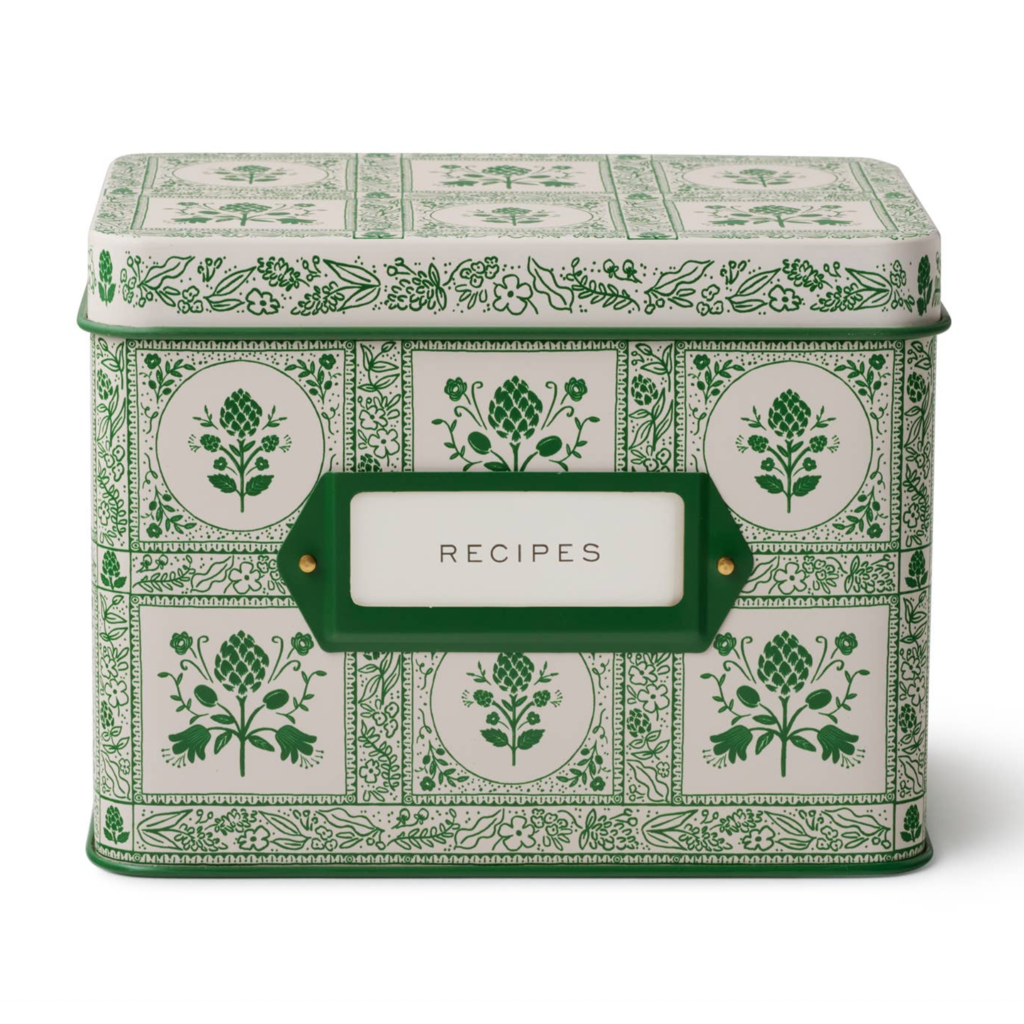 Artichoke Recipe Tin