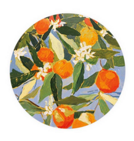 Sunny Oranges Seedlings Coaster