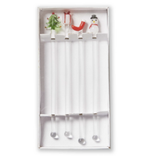 Holiday Cheer Swizzle Sticks - Set of 4