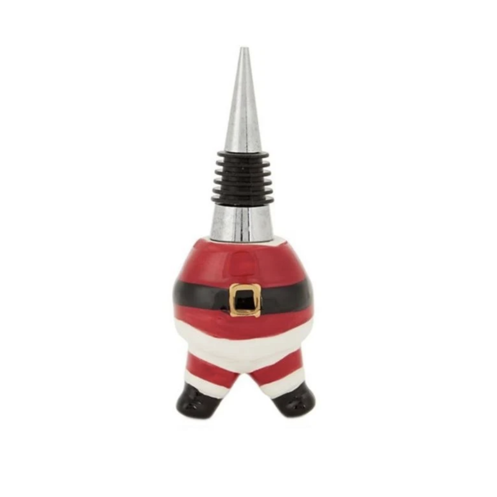 Jolly Santa Bottle Stopper