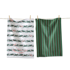 Very Merry Garland Dishtowel - Set of 2