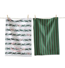 Very Merry Garland Dishtowel - Set of 2