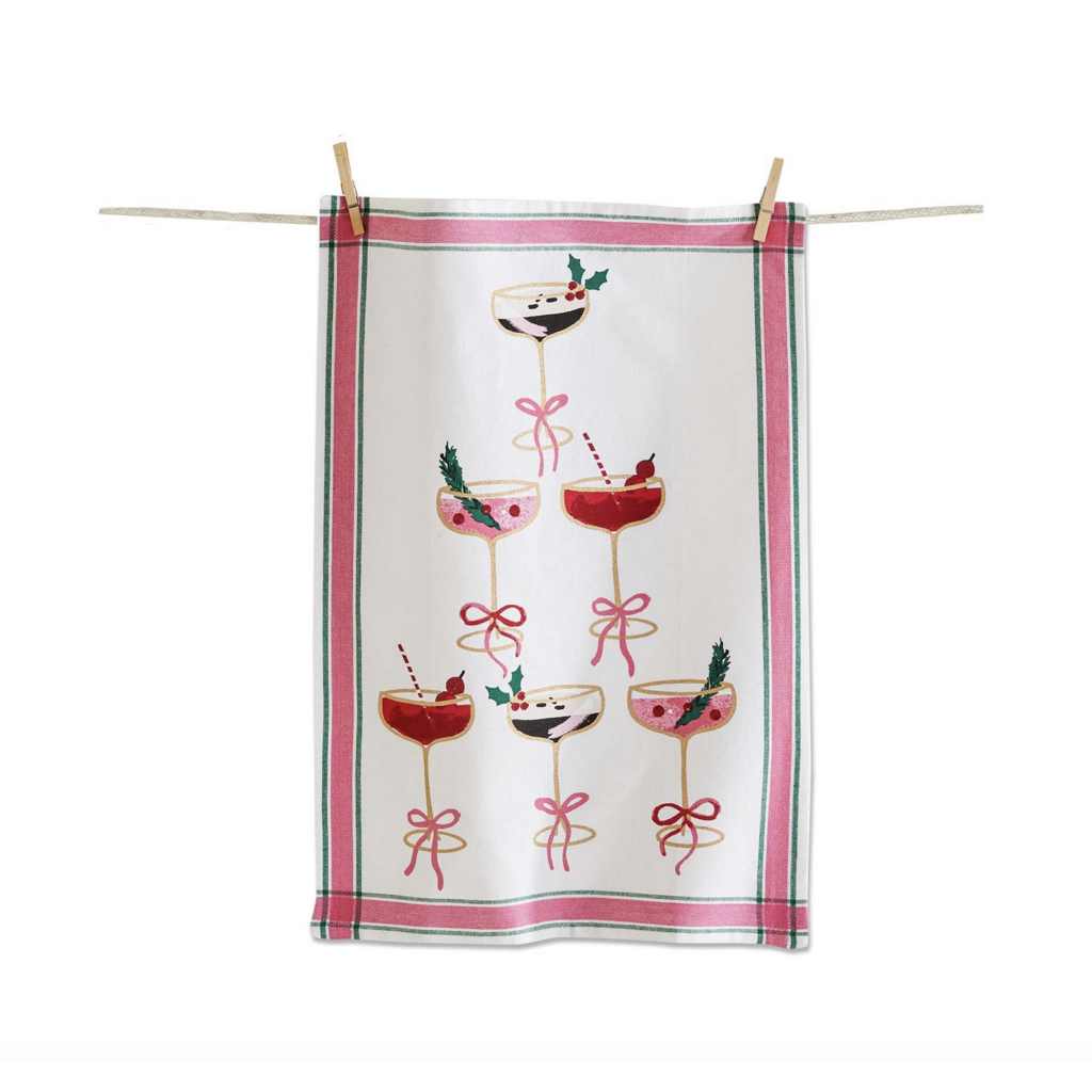 Cocktail Tower Dishtowel