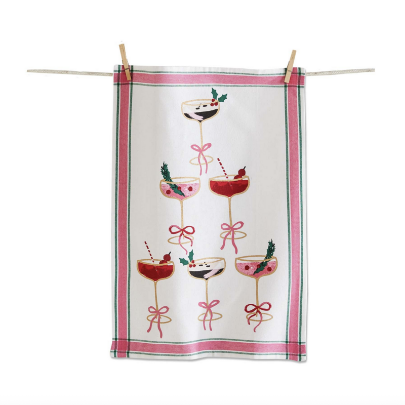 Cocktail Tower Dishtowel