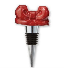 Very Merry Bow Bottle Stopper
