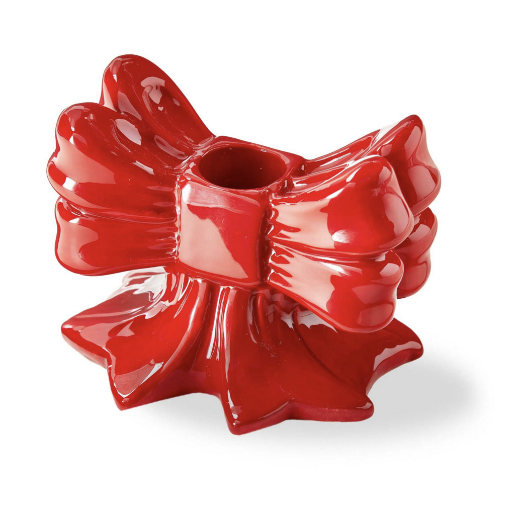 Very Merry Bow Taper Holder